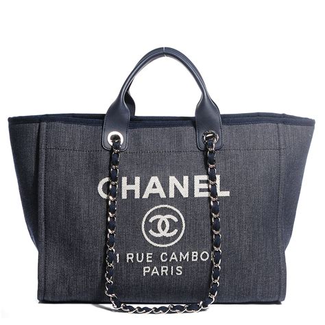 chanel canvas borsa grande|Chanel tote handbags.